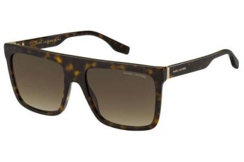 Слънчеви очила Marc Jacobs MARC639/S 086/HA Flat Top Хавана