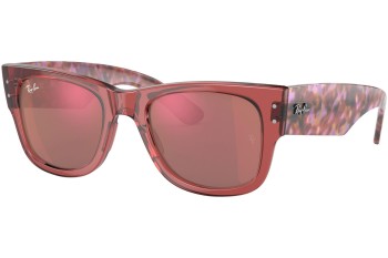 Слънчеви очила Ray-Ban Mega Wayfarer RB0840S 66372K Квадратни Розова