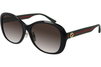 Слънчеви очила Gucci GG0849SK 001 Заоблени Черна