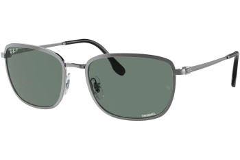 Слънчеви очила Ray-Ban RB3705 004/O9 Правоъгълни Сребърна