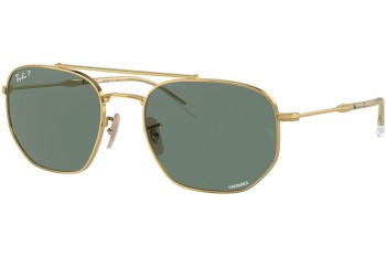 Слънчеви очила Ray-Ban RB3707 001/O9 Polarized Пилотни Златна