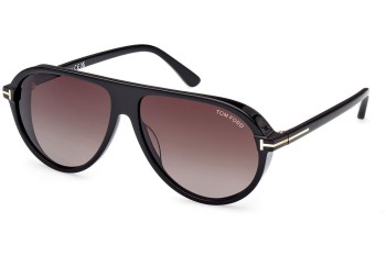 Слънчеви очила Tom Ford FT1023 01B Пилотни Черна