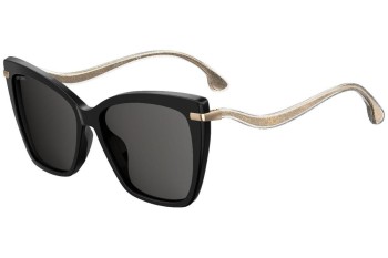 Слънчеви очила Jimmy Choo SELBY/G/S 807/M9 Polarized С голям размер Черна