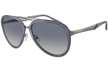 Слънчеви очила Emporio Armani EA2145 33584L Пилотни Синя