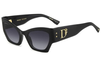 Слънчеви очила Dsquared2 D20132/S 807/9O Око на котка Черна