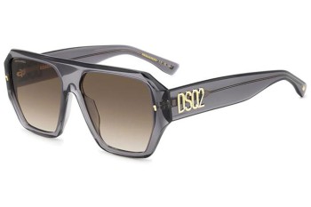 Слънчеви очила Dsquared2 D20128/S KB7/HA Flat Top Сива