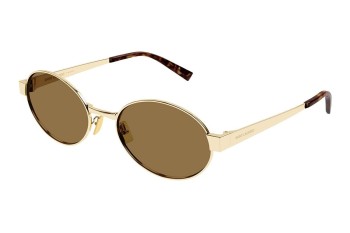 Слънчеви очила Saint Laurent SL692 004 Заоблени Златна