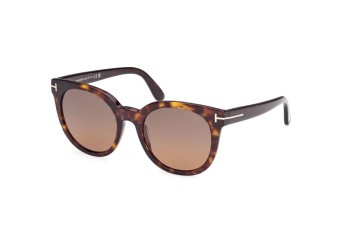 Слънчеви очила Tom Ford FT1109 52H Polarized Заоблени Хавана