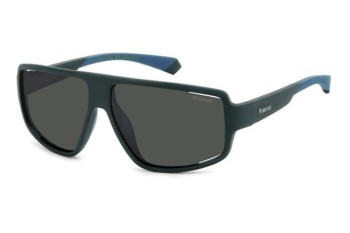 Слънчеви очила Polaroid PLD7054/S DLD/M9 Polarized Правоъгълни Зелена