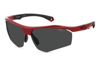 Слънчеви очила Polaroid PLD7055/S C9A/E3 Polarized Правоъгълни Червена