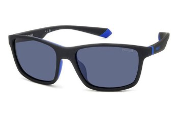 Слънчеви очила Polaroid PLD2153/S 0VK/C3 Polarized Правоъгълни Черна