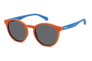 Слънчеви очила Polaroid Junior PLD8061/S L7Q/M9 Polarized Заоблени Оранжева