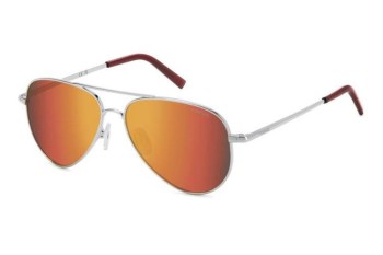 Слънчеви очила Polaroid Junior PLD8015/N GHP/OZ Polarized Пилотни Сребърна