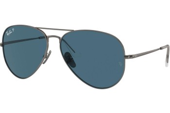 Слънчеви очила Ray-Ban RB8089 165/S2 Polarized Пилотни Сребърна