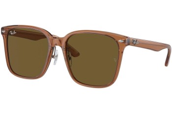 Слънчеви очила Ray-Ban RB2206D 663673 Квадратни Кафява