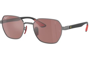 Слънчеви очила Ray-Ban RB3794M F001H2 Polarized Правоъгълни Сива