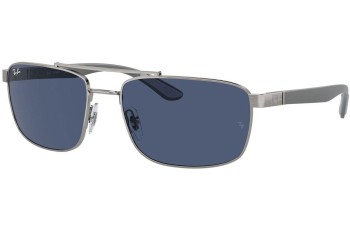 Слънчеви очила Ray-Ban RB3737 004/80 Правоъгълни Сива