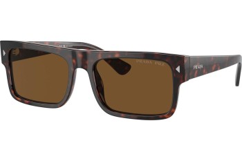 Слънчеви очила Prada PRA10S 17N01D Polarized Квадратни Хавана