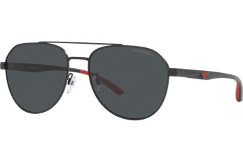 Слънчеви очила Emporio Armani EA2129D 300187 Пилотни Черна