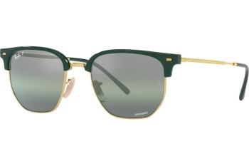 Слънчеви очила Ray-Ban RB4416F 6655G4 Polarized По веждите Зелена