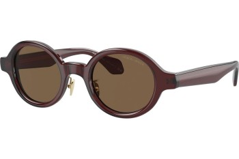 Слънчеви очила Giorgio Armani AR8205 606273 Заоблени Кафява