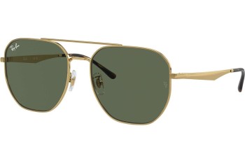 Слънчеви очила Ray-Ban RB3724D 001/71 Правоъгълни Златна