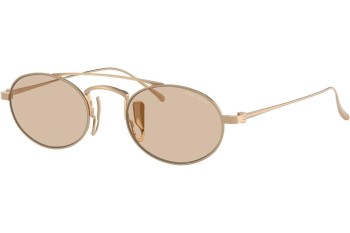 Слънчеви очила Giorgio Armani AR6161T 338693 Заоблени Златна