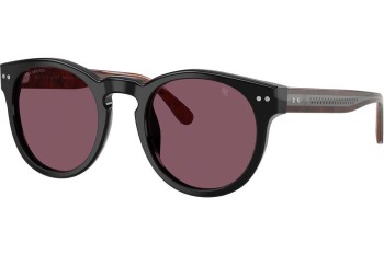 Слънчеви очила Ralph Lauren RL8229U 53981A Polarized Заоблени Черна