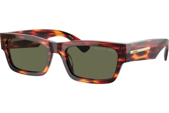 Слънчеви очила Prada PRA03S 13O03R Polarized Квадратни Хавана