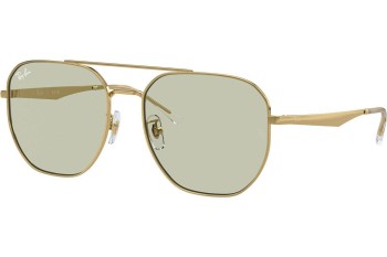 Слънчеви очила Ray-Ban RB3724D 001/2 Правоъгълни Златна