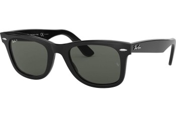 Слънчеви очила Ray-Ban Wayfarer RB2140F 901/58 Polarized Квадратни Черна