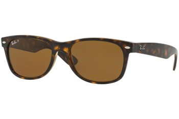 Слънчеви очила Ray-Ban New Wayfarer RB2132 902/57 Polarized Квадратни Хавана