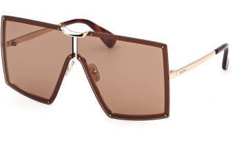 Слънчеви очила Max Mara MM0117 32E С единични стъкла | Shield Кафява