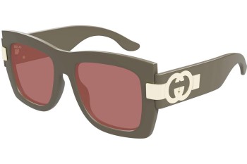 Слънчеви очила Gucci GG1688S 004 Квадратни Сива