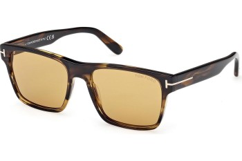 Слънчеви очила Tom Ford Calder FT1205 56E Квадратни Хавана