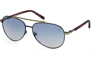 Слънчеви очила Timberland TB00039 91D Polarized Пилотни Синя