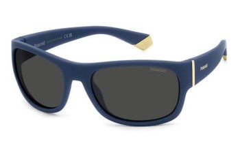 Слънчеви очила Polaroid Junior PLD8064/S PJP/M9 Polarized Правоъгълни Синя