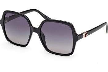 Слънчеви очила Guess GU00190 01D Polarized Квадратни Черна