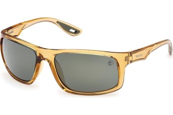 Слънчеви очила Timberland TB00034 27R Polarized Правоъгълни Жълта