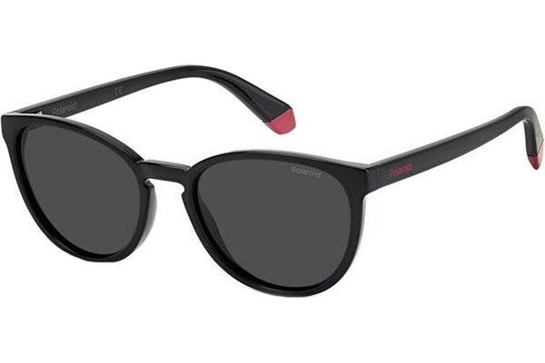 Слънчеви очила Polaroid Junior PLD8047/S 807/M9 Polarized Око на котка Черна