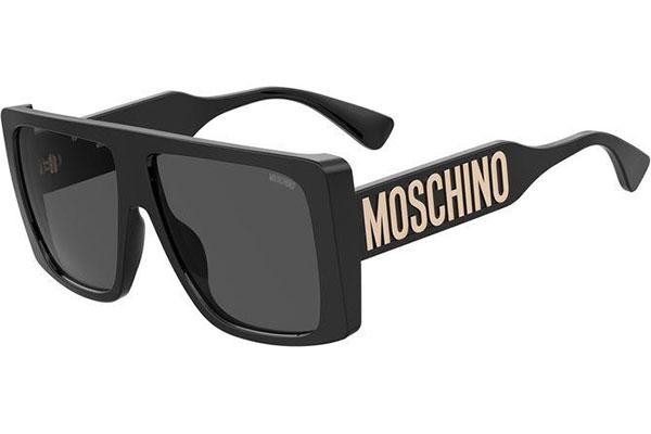 Слънчеви очила Moschino MOS119/S 807/IR Flat Top Черна