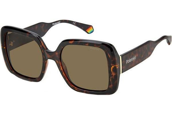 Слънчеви очила Polaroid PLD6168/S 086/SP Polarized Квадратни Хавана