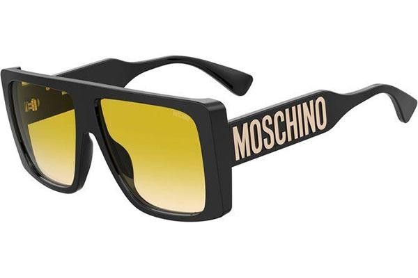 Слънчеви очила Moschino MOS119/S 807/06 Flat Top Черна