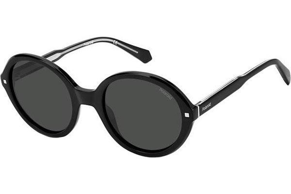 Слънчеви очила Polaroid PLD4114/S/X 807/M9 Polarized Заоблени Черна