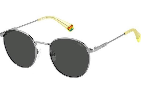 Слънчеви очила Polaroid PLD6171/S 6LB/M9 Polarized Заоблени Сребърна