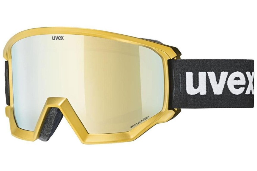 Ски очила uvex athletic CV Chrome Gold S2 С единични стъкла | Shield Златна