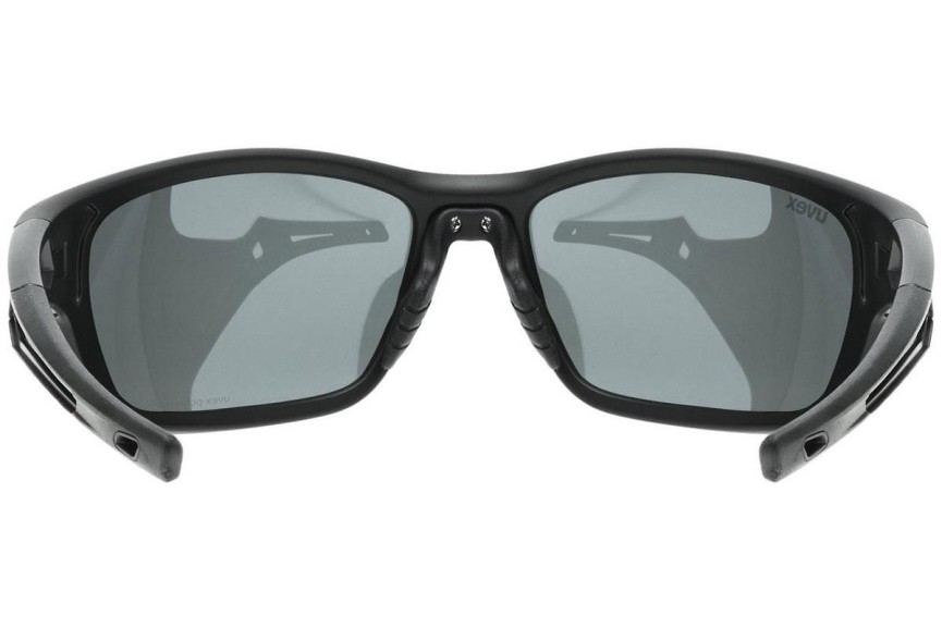 Слънчеви очила uvex sportstyle 232 P Black Mat S3 Polarized Правоъгълни Черна