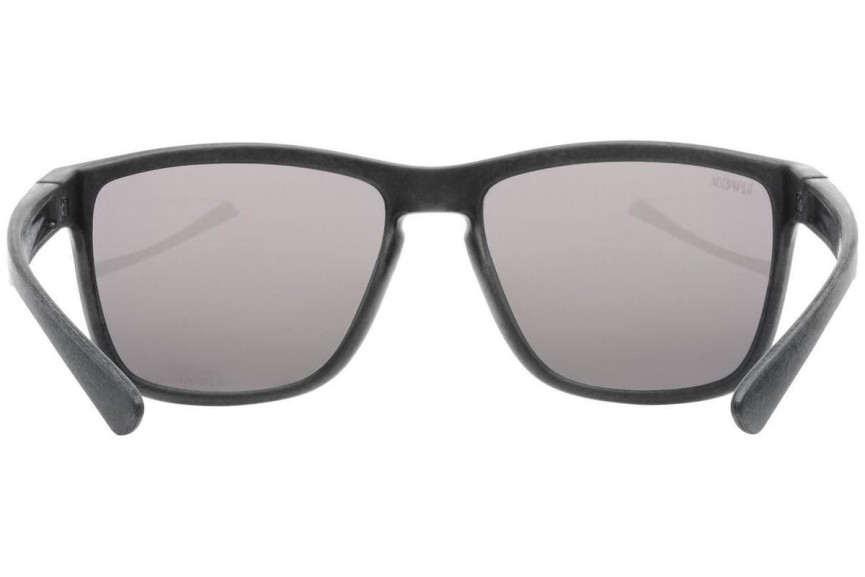 Слънчеви очила uvex lgl ocean 2 P Black Mat S3 Polarized Квадратни Черна