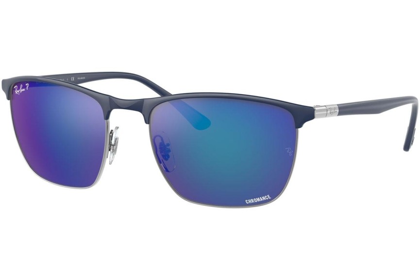 Слънчеви очила Ray-Ban Chromance Collection RB3686 92044L Polarized Квадратни Синя