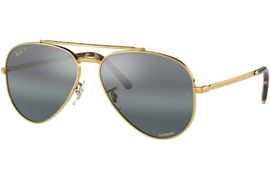 Слънчеви очила Ray-Ban New Aviator Chromance Collection RB3625 9196G6 Polarized Пилотни Златна